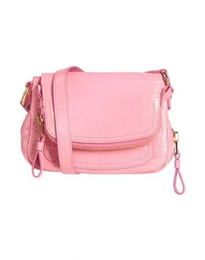 Tom Ford Woman Cross-body Bag Pink Size - Leather