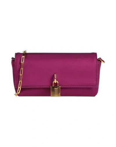 Tom Ford Woman Cross-body Bag Purple Size - Textile Fibers