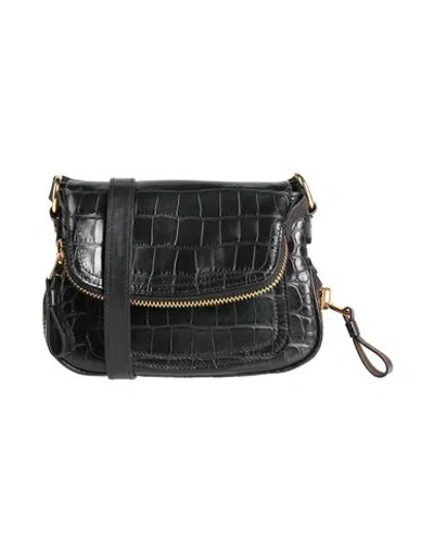 Tom Ford Woman Cross-body Bag Black Size - Calfskin