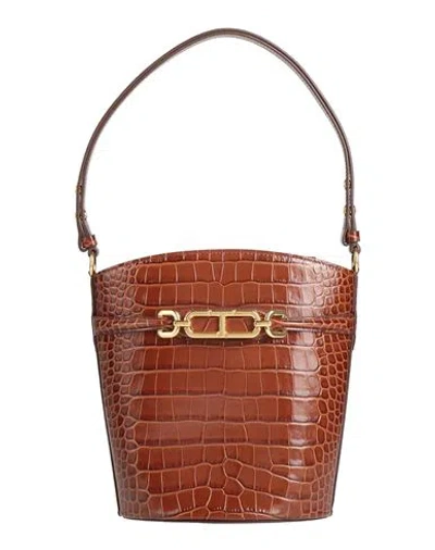 Tom Ford Woman Cross-body Bag Brown Size - Calfskin