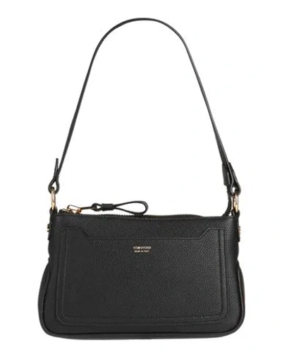 Tom Ford Woman Handbag Black Size - Calfskin, Brass, Zamak