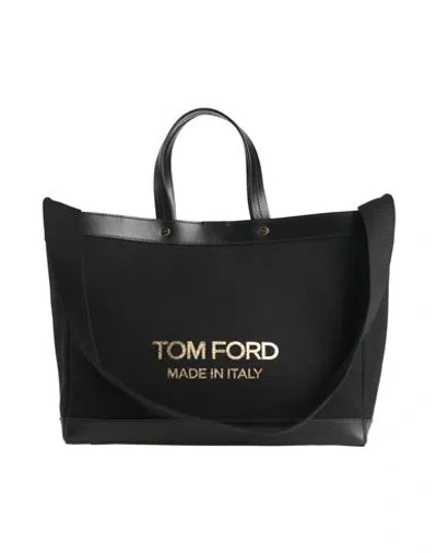 Tom Ford Woman Handbag Black Size - Cow Leather, Cotton