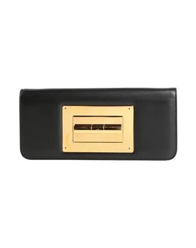 Tom Ford Woman Handbag Black Size - Leather, Brass, Aluminum