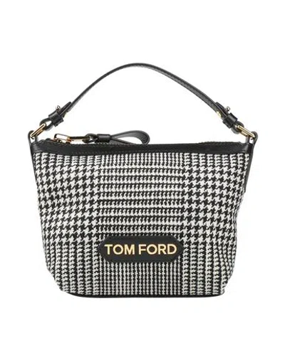 Tom Ford Woman Handbag Black Size - Textile Fibers, Leather