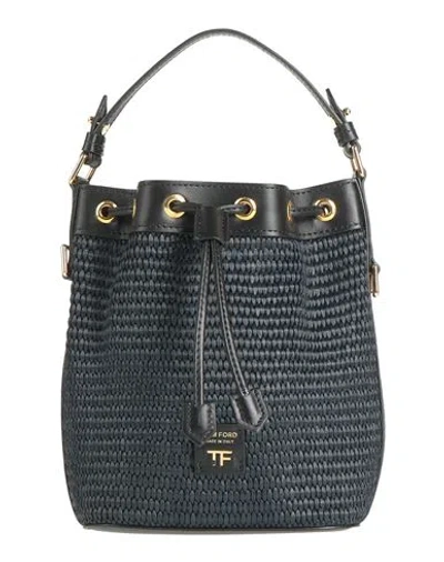 Tom Ford Woman Handbag Black Size - Viscose, Cotton, Calfskin, Brass