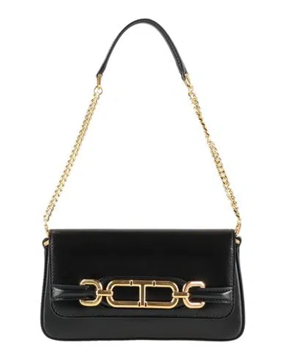 Tom Ford Woman Handbag Black Size - Calfskin, Brass