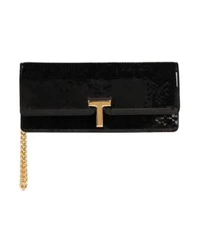 Tom Ford Woman Handbag Black Size - Viscose, Silk