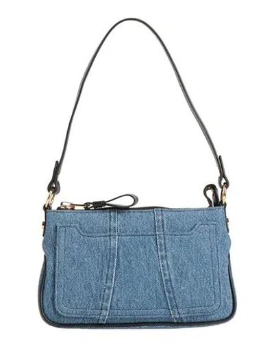 Tom Ford Woman Handbag Blue Size - Cotton