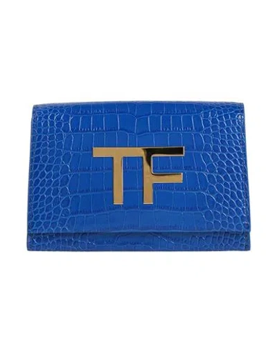 Tom Ford Woman Handbag Bright Blue Size - Leather