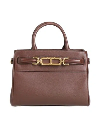 Tom Ford Woman Handbag Chocolate Brown Size - Calfskin
