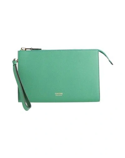 Tom Ford Woman Handbag Green Size - Calfskin
