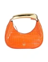 Tom Ford Woman Handbag Orange Size - Calfskin, Aluminum, Brass In Orange