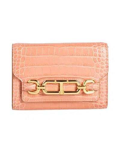 Tom Ford Woman Handbag Salmon Pink Size - Leather