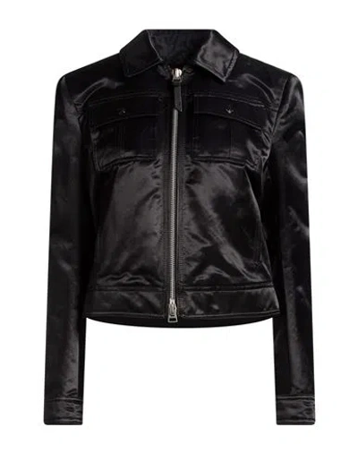 Tom Ford Woman Jacket Black Size 8 Cotton, Viscose