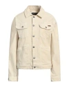 Tom Ford Woman Jacket Cream Size L Cotton, Elastane
