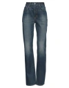 Tom Ford Woman Jeans Blue Size 29 Cotton, Polyester, Polyurethane In Blue