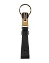 Tom Ford Woman Key Ring Black Size - Leather