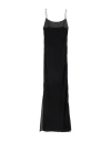 Tom Ford Woman Maxi Dress Black Size 10 Silk, Elastane In Black