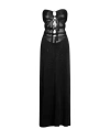 Tom Ford Woman Maxi Dress Black Size Xl Viscose, Polyamide In Black