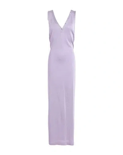 Tom Ford Woman Maxi Dress Lilac Size S Viscose In Purple