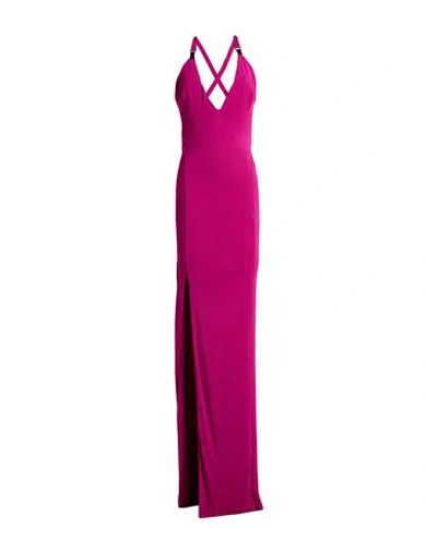 Tom Ford Woman Maxi Dress Magenta Size 8 Viscose In Multi