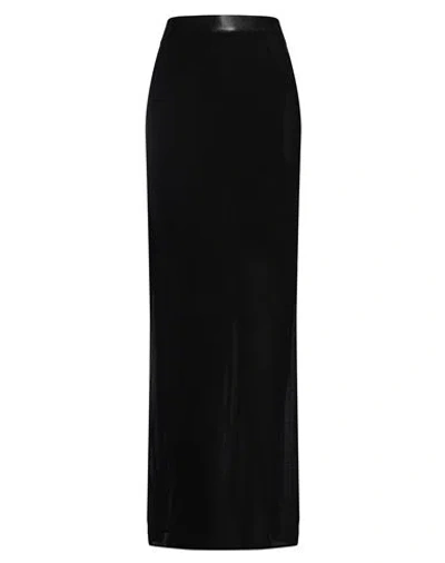 Tom Ford Woman Maxi Skirt Black Size 8 Viscose