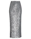 Tom Ford Woman Maxi Skirt Silver Size 12 Polyester