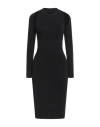 Tom Ford Cut-out Ribbed Midi Dress In Black