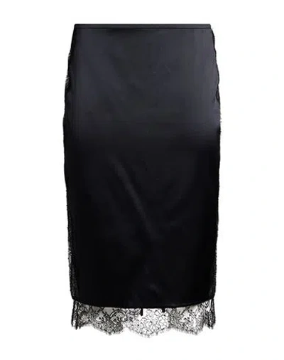 Tom Ford Woman Midi Skirt Black Size 2 Silk, Elastane, Polyamide, Viscose