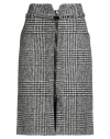 Tom Ford Woman Midi Skirt Black Size 4 Virgin Wool, Alpaca Wool, Polyamide, Cotton, Viscose In Black