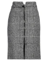 Tom Ford Woman Midi Skirt Black Size 4 Virgin Wool, Alpaca Wool, Polyamide, Cotton, Viscose In Black