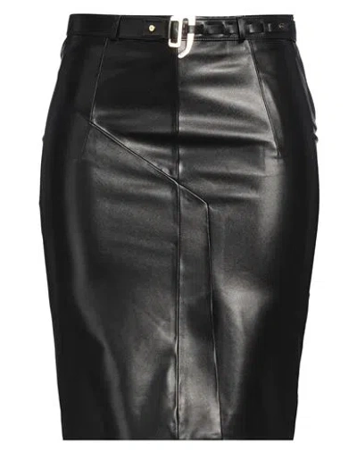 Tom Ford Woman Midi Skirt Black Size 6 Lambskin