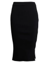 Tom Ford Woman Midi Skirt Black Size S Silk, Polyester, Polyamide