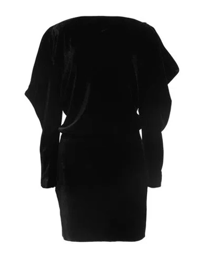 Tom Ford Woman Mini Dress Black Size 2 Viscose, Silk, Elastane