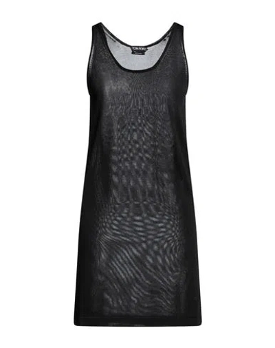 Tom Ford Woman Mini Dress Black Size M Viscose