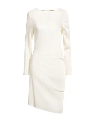 Tom Ford Woman Mini Dress Ivory Size M Viscose In White