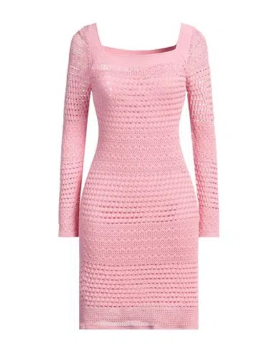 Tom Ford Woman Mini Dress Pink Size M Viscose, Polyester, Polyamide