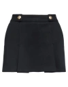 Tom Ford Woman Mini Skirt Midnight Blue Size 4 Virgin Wool, Cashmere