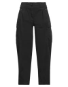 Tom Ford Black Pleated Cargo Trousers In Black