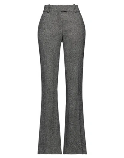Tom Ford Woman Pants Black Size 6 Virgin Wool, Silk, Polyamide, Elastane In Gray