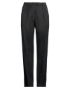 Tom Ford Herringbone Patterned Trousers In Black