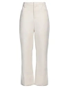 Tom Ford Woman Pants Cream Size 6 Virgin Wool, Silk In White