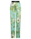 Tom Ford Floral-print Silk-blend Satin Pyjama Pants In Green