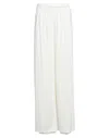 Tom Ford Woman Pants Ivory Size 2 Viscose, Silk In White