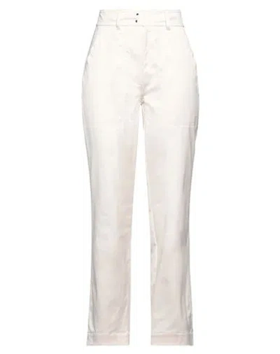 Tom Ford Woman Pants Ivory Size 4 Cotton, Viscose, Elastane In White