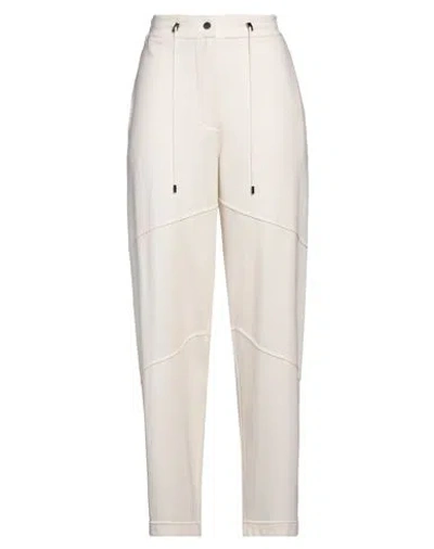 Tom Ford Woman Pants Ivory Size M Wool, Polyester In White