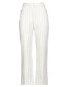 Tom Ford Wallis Striped Wool And Silk-blend Straight Pants In Off White