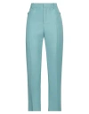 TOM FORD TOM FORD WOMAN PANTS TURQUOISE SIZE 6 VIRGIN WOOL, VISCOSE