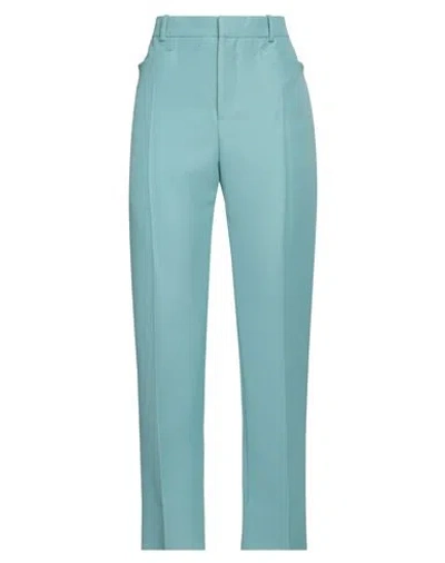 Tom Ford Woman Pants Turquoise Size 6 Virgin Wool, Viscose In Blue