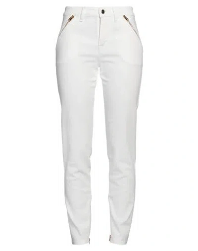 Tom Ford Woman Pants White Size 25 Cotton, Elastane